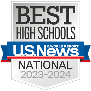 U.S. News & World Report Best High Schools 2023-24 badge
