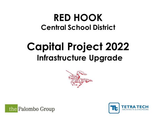 Photo of cover slide for the Capital Project Community Presentation.