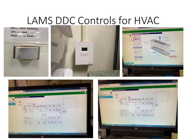 Photos of Linden Avenue Middle School HVAC controls